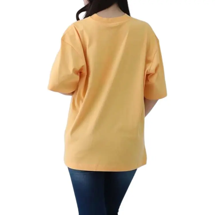 MARNI Drop Shoulder Sleeve T Shirt Women's Orange-4