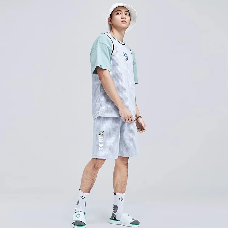 RIGORER Knitted Fabric Five Quarter Shorts Basketball Shorts Men's-13