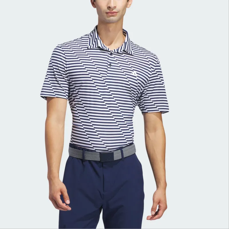 Adidas Ultimate365 Mesh Print Polo Shirt Polo Shirt Men's Blue-2