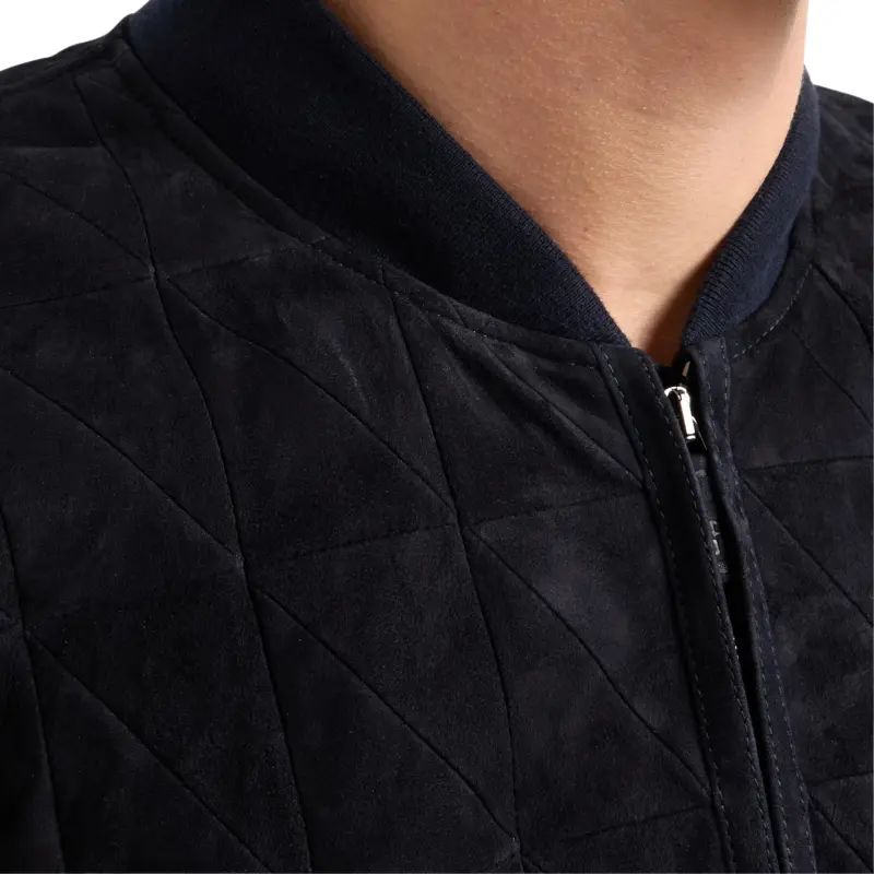 GIORGIO ARMANI Blouson In Suede Lambskin-4