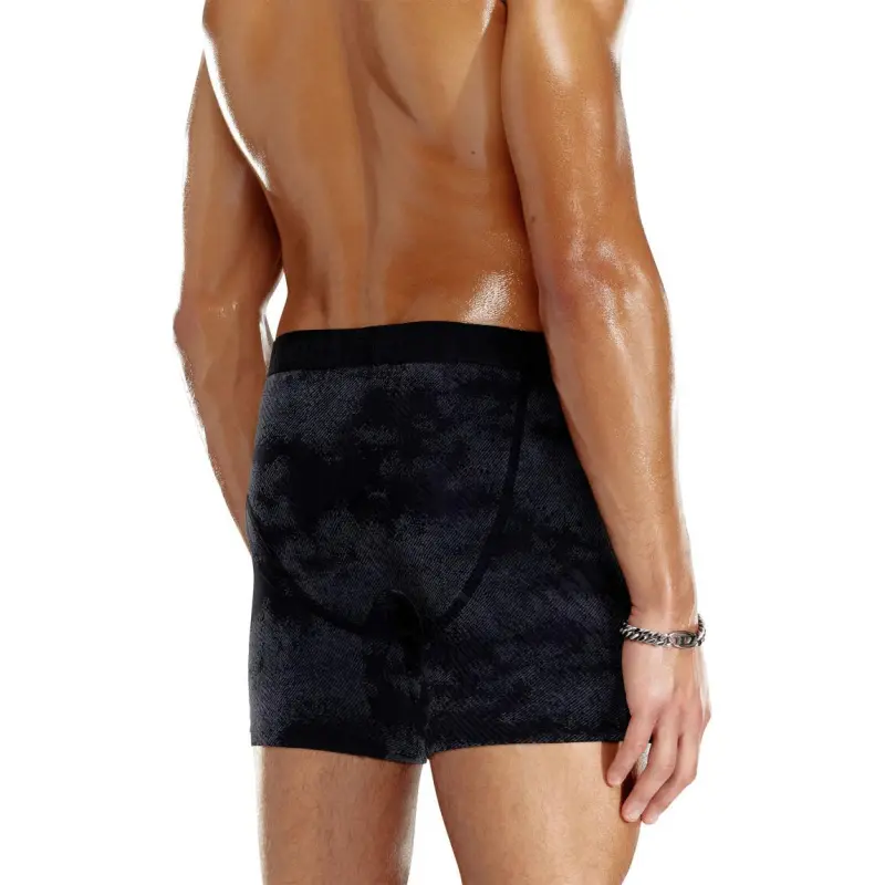 DIESEL X Savage X Fenty Flocked Boxer Brief 'Soft/Black'-2