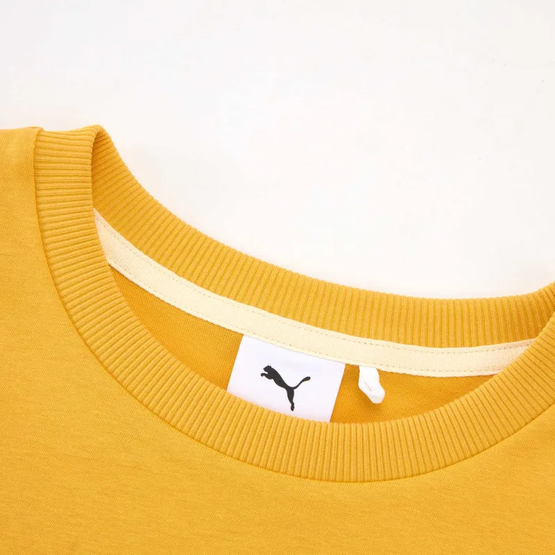 PUMA SelectCLASSICS T Shirt Women's Mustard Color 55-3