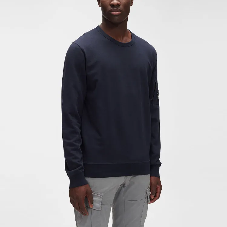 C.P.Company Lens Detailed Light Fleece Sweatshirt-1