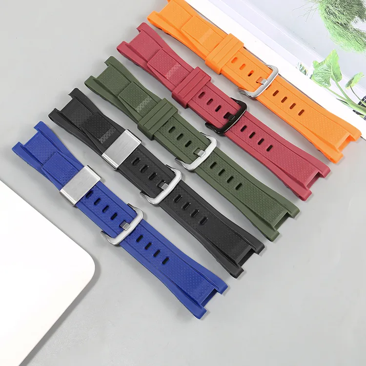 Craftsman Casio Compatibility Watch Band Silicone Material-5