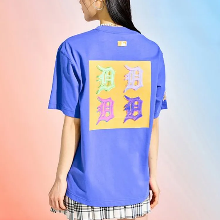 MLB DET T Shirts Unisex Purple-3