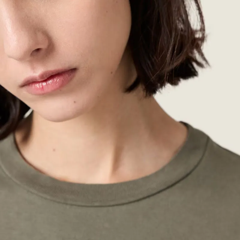 MIU MIU Regular T Shirt Women's Olive Green-4