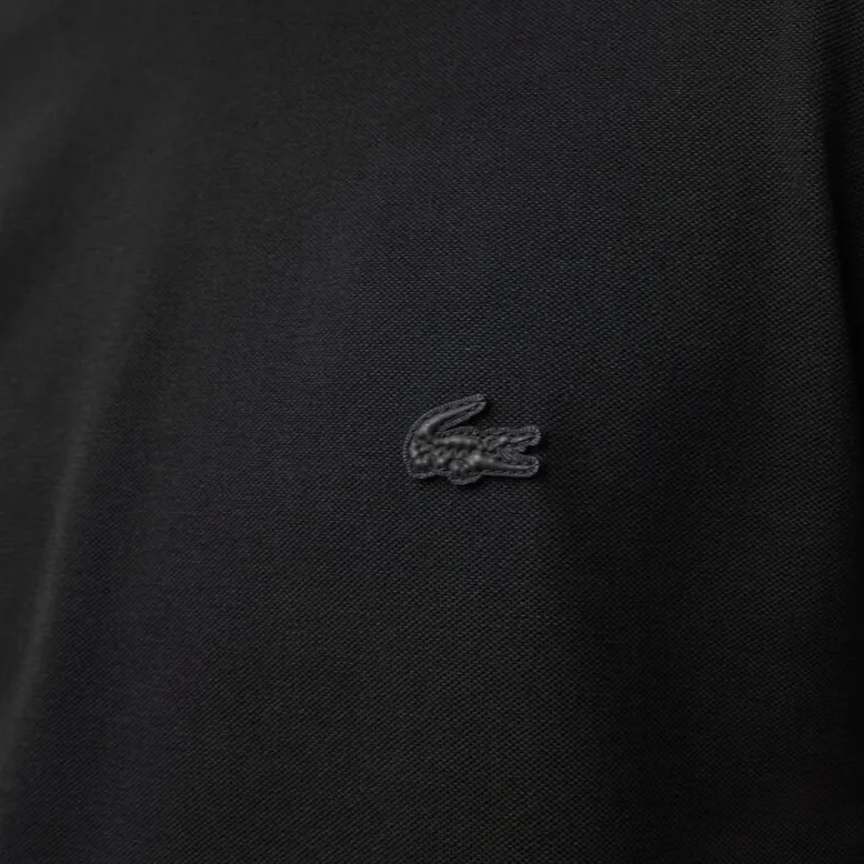LACOSTE Logo-jacquard Neckline Piqué T-shirt-3