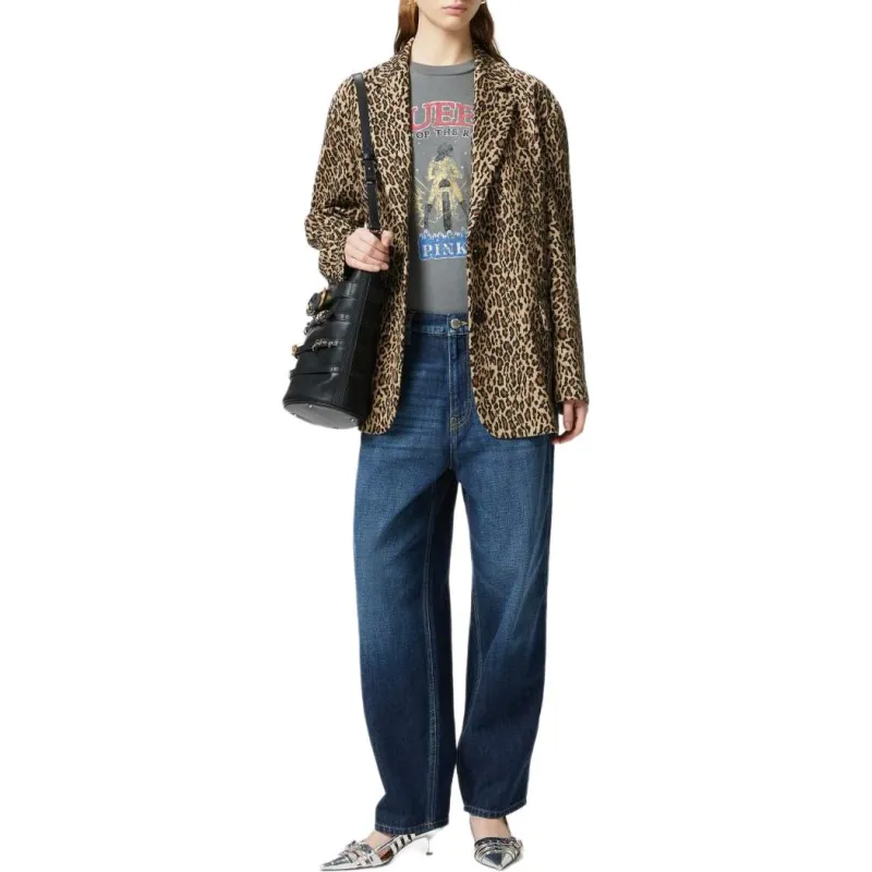 PINKO Estelle Egg Straight Leg Jeans-2