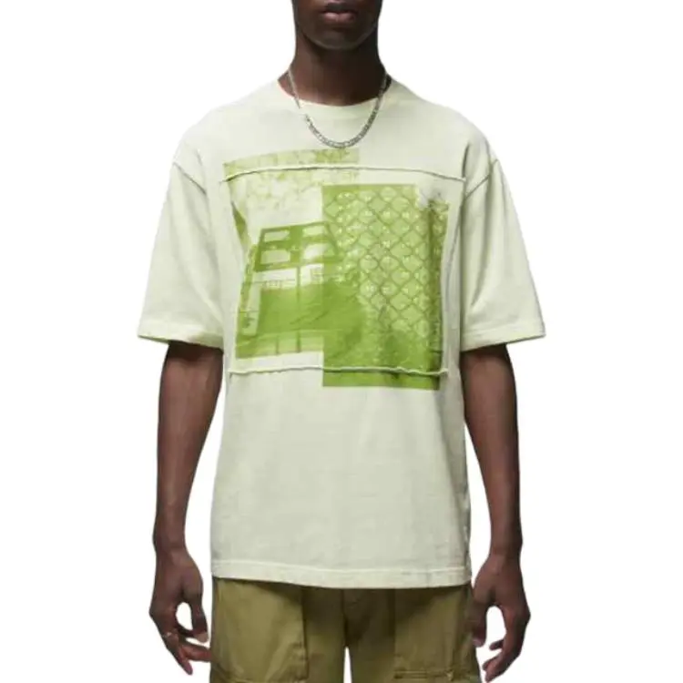 Jordan T Shirt Asia Version Men's Green-1