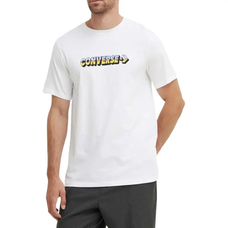 Converse T-Shirts Unisex White-2