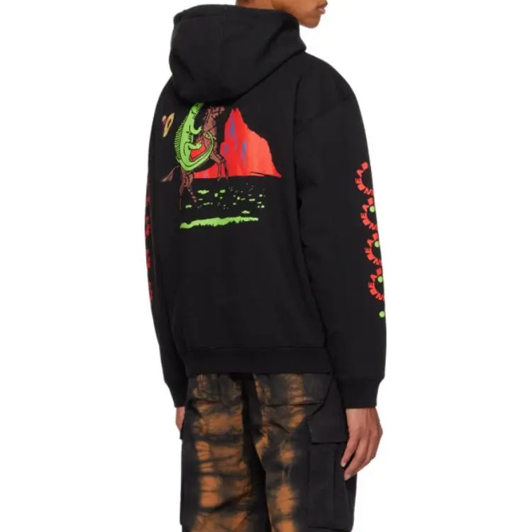 Brain Dead Lizard Cowboy Hoodie-4