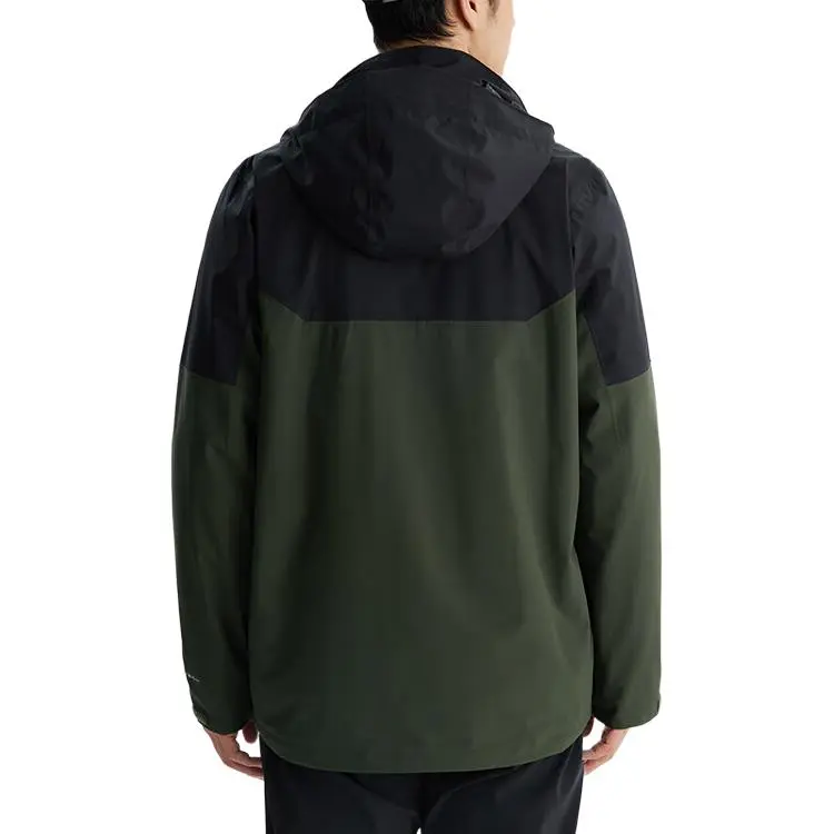 Columbia Waterproof Windbreaker Jacket Men's Dark Olive Green-2