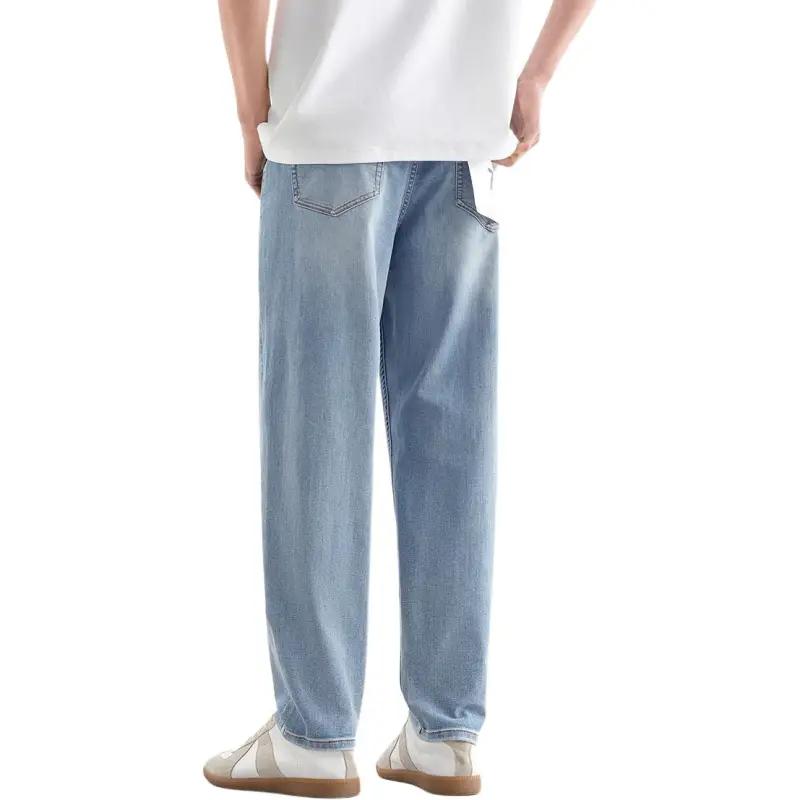 PEACEBIRD MEN Jeans Men's Denim Medium Blue 1-3