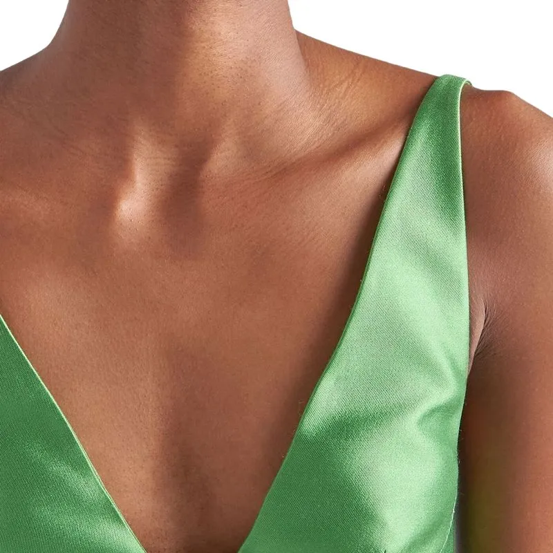 PRADA SS22 Sleeveless Dress Women's Green-1
