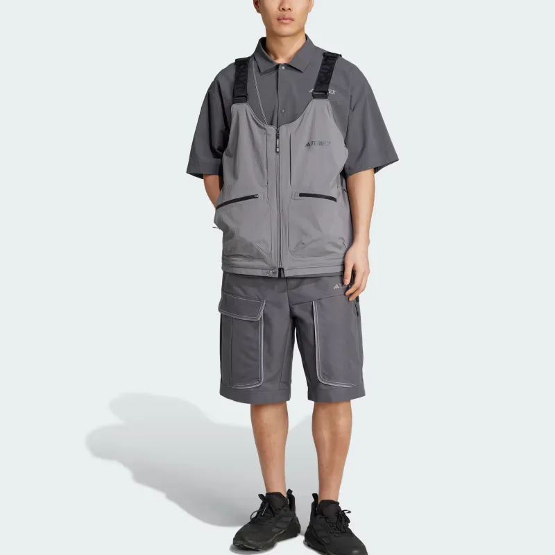 Adidas Terrex Vests Men Gray-3