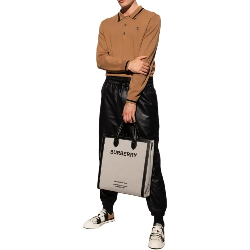 Burberry FW21 Polo Shirt Men's Camel-2