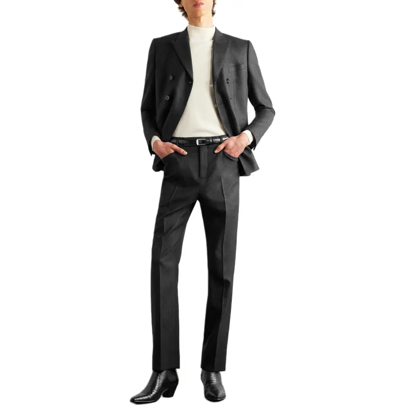 CELINE Mods Pants In Triple Striped Flannel-2