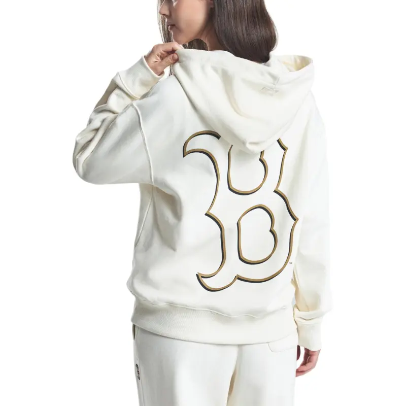 MLB Boston Red Sox Sweatshirt Unisex Cream-3