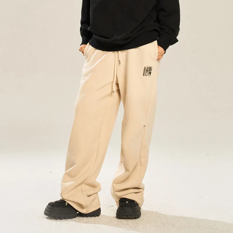 NSTNEW START Casual Pants Unisex Cream Apricot-2