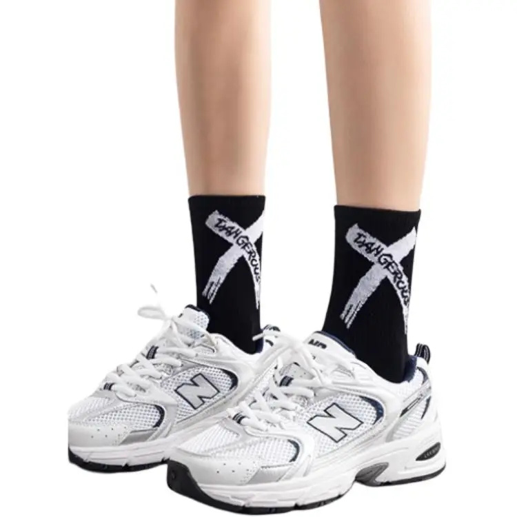 MIIOW Mid Calf Socks Women's 5 Pack-7