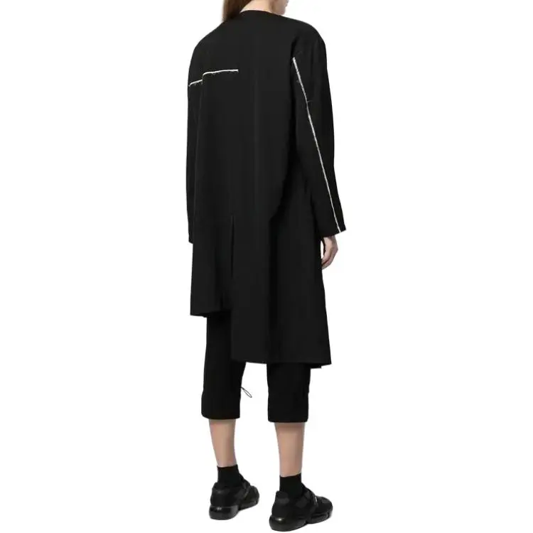 Yohji Yamamoto Asymmetric Wool Coat-3