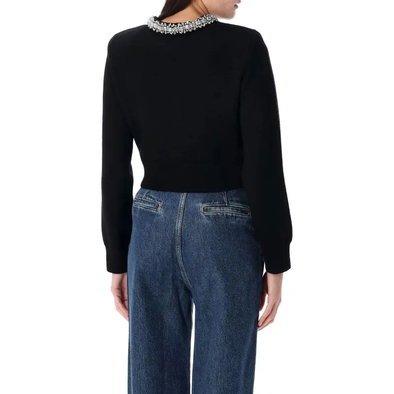 Self portrait Embellished Cardigan-2