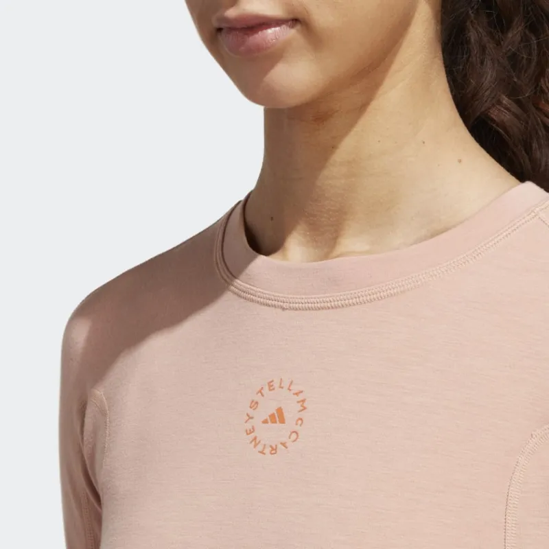 Adidas Crop Tops Women's Pink-5