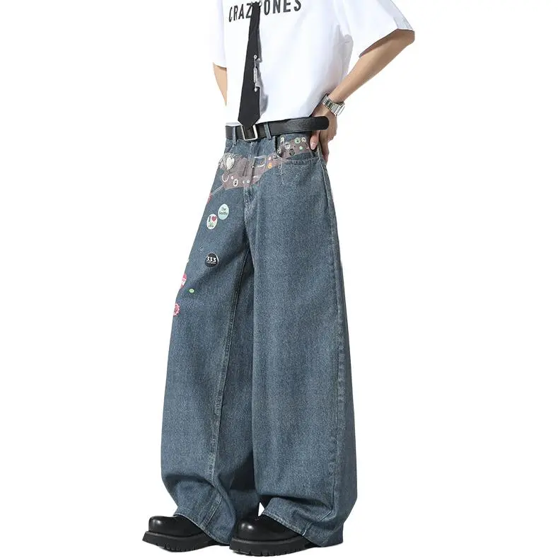 Concubine Zhu Jeans Unisex Blue-3