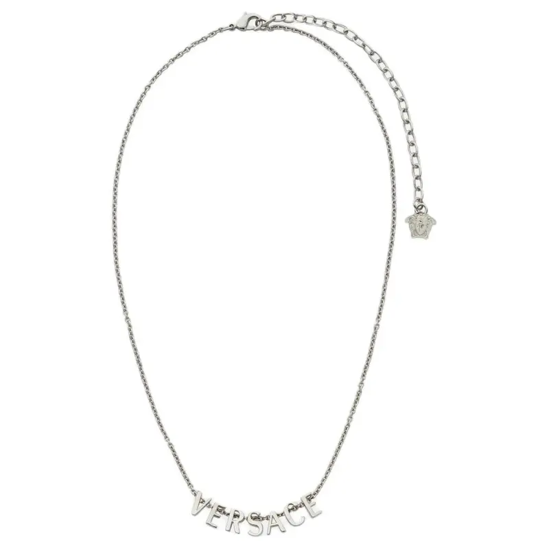 VERSACE Logo lettering Necklace-1