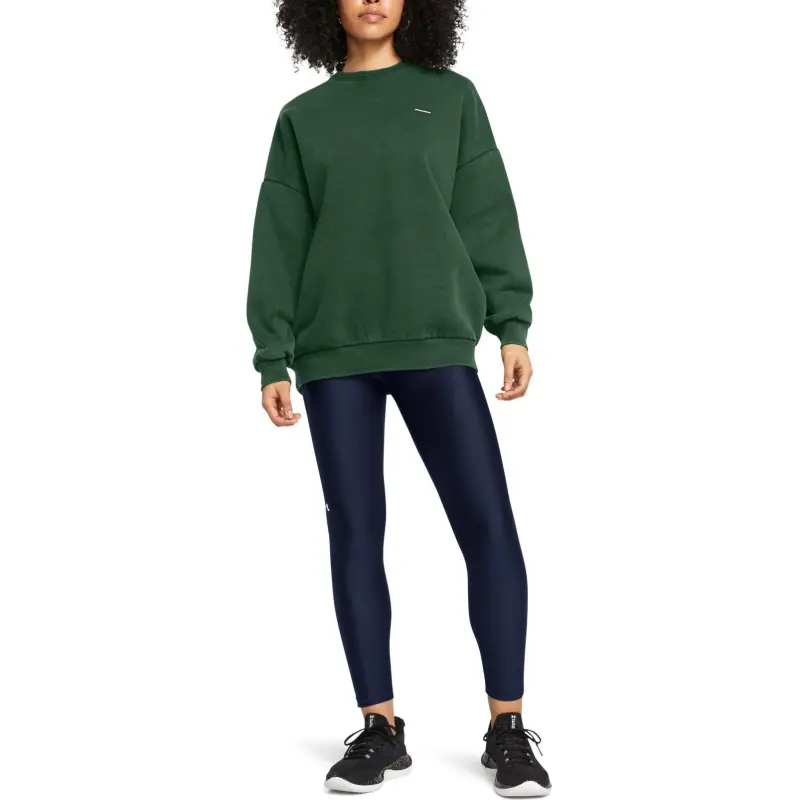 Under Armour Icon FW24 Sweatshirt Women's Forest Green-3