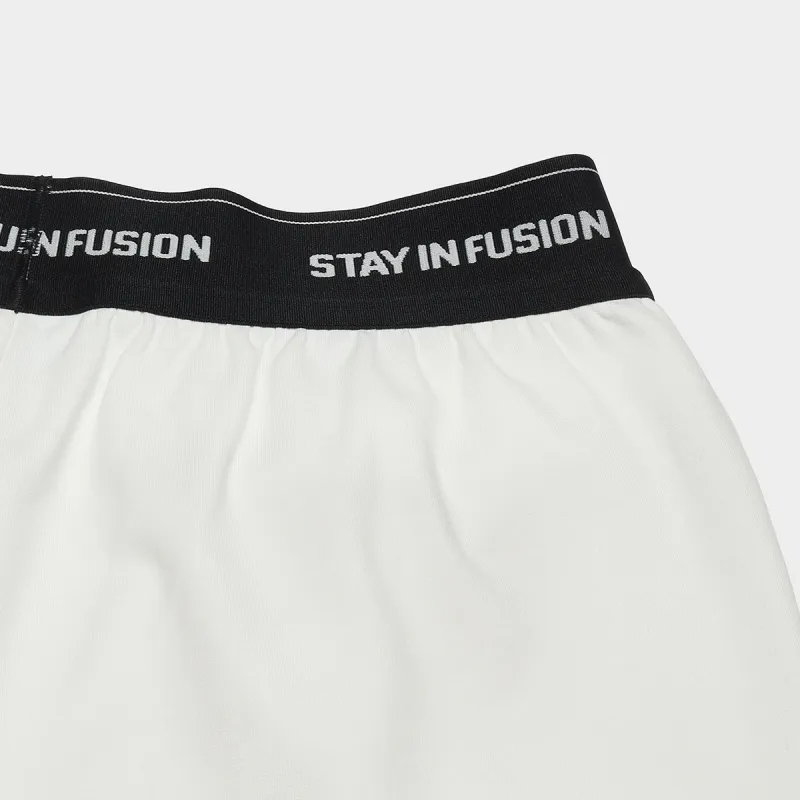 FILA FUSION Casual Pants Women's Cloud White-4