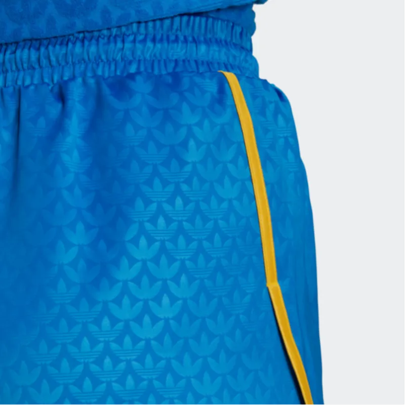 Adidas Originals Heritage Now Monogram Casual Shorts Women's Blue-5