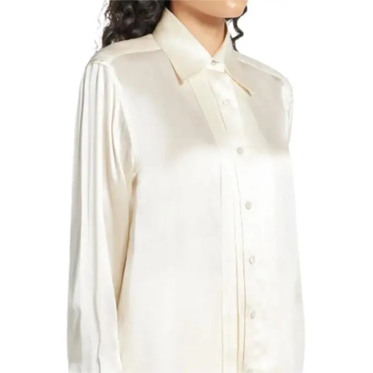 TOM FORD Pintuck Detailed Long Sleeved Shirt-5