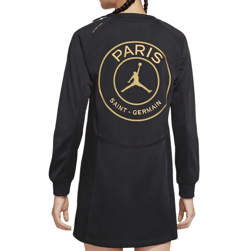 Jordan Long Sleeved Dress Women's Black-3