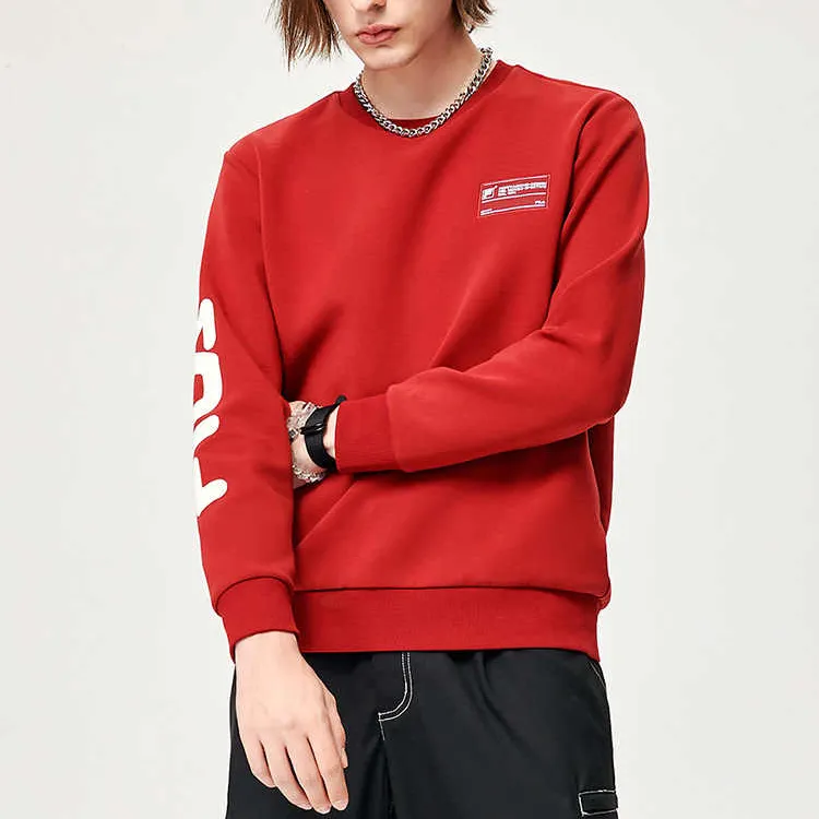 FILA Sweatshirts Men Rusty Red-2