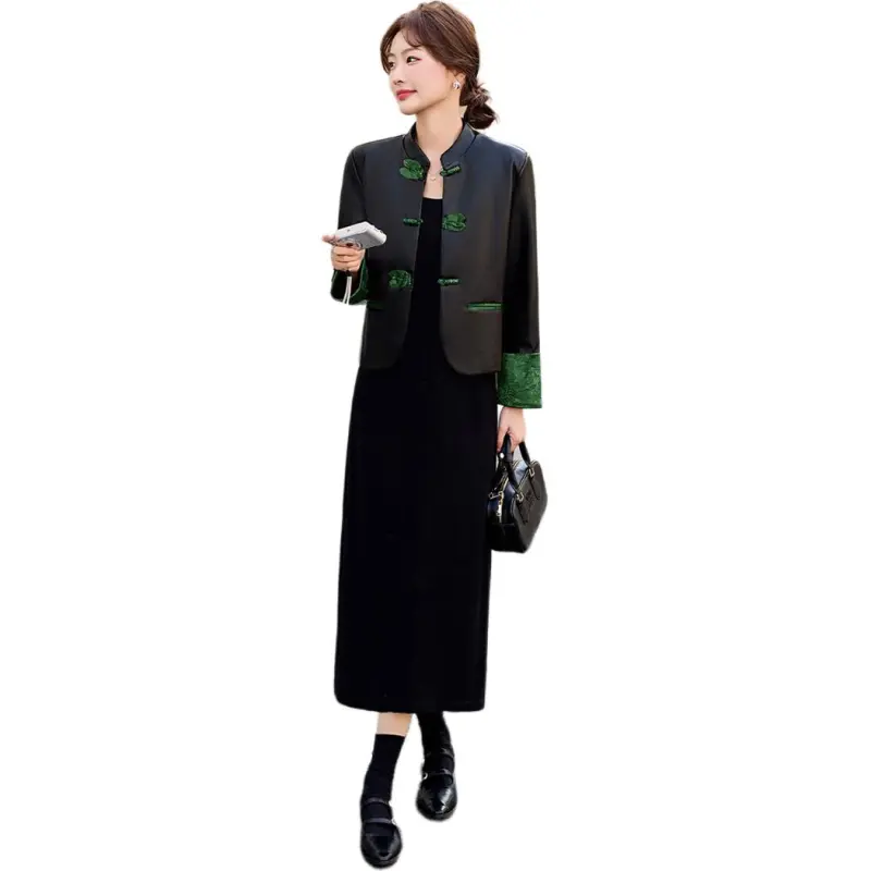 Fele.d Leather Jackets Women's-5