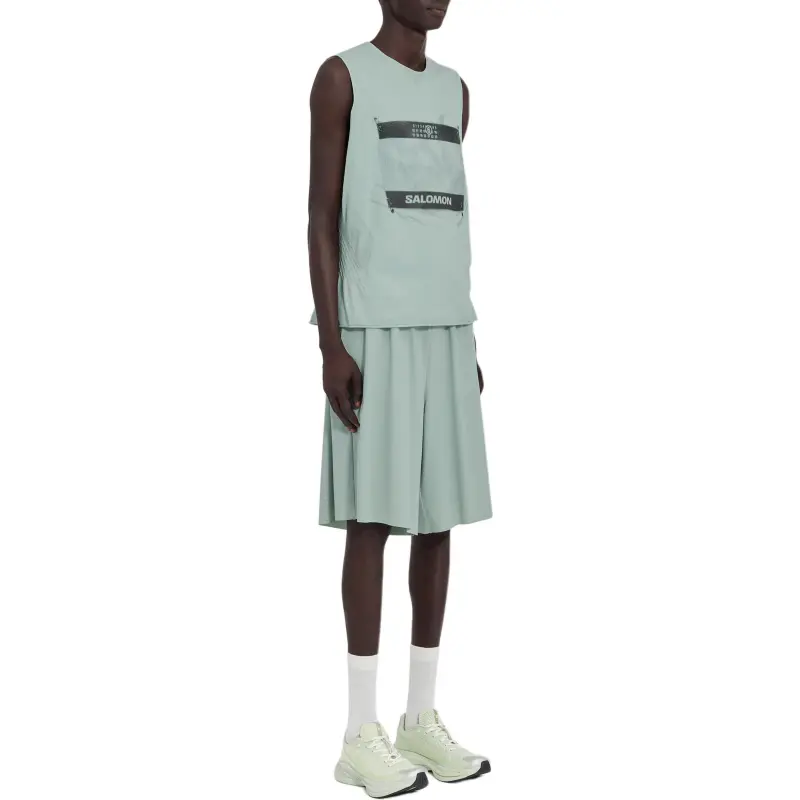 MM6 Maison Margiela X Salomon Logo print Tank Top-3