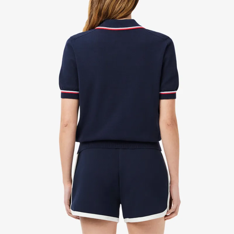 LACOSTE Polo Shirt Women's Marine Blue-2