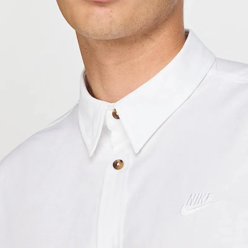 Nike Club Oxford Futura Shirt Men's White/White-3