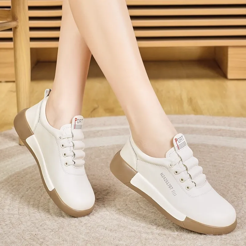 Reivanti Casual Single Shoes 3cm Women's Beige-3