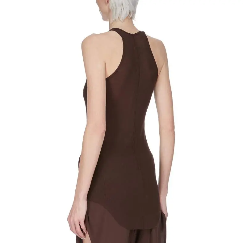 RICK OWENS Basic Ribbed Tank Top-1
