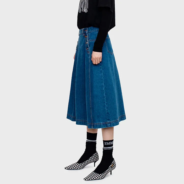 IMMI Denim Long Skirts Women's-7