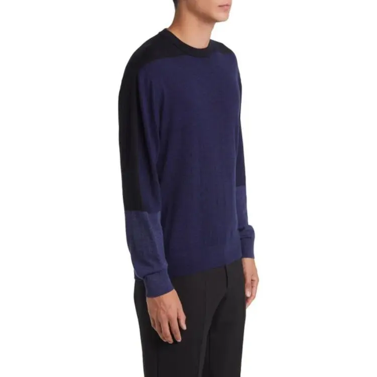 EMPORIO ARMANI Colour Block Crewneck Jumper-2
