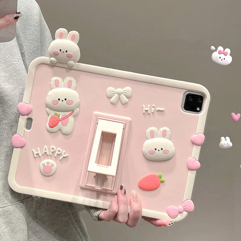 Wei Xin Carrot Backpack Rabbit Compatible With IPad Pro/Mini 6/iPad Air 7 Tablet Protective Cases-1