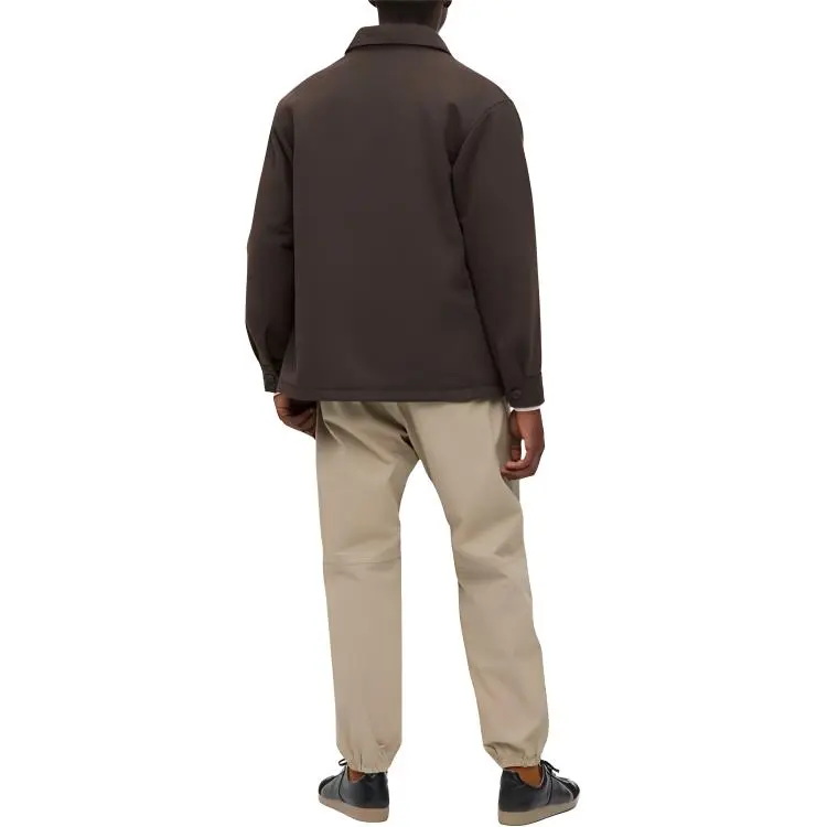 UNIQLO Casual Pants Unisex Dark Beige-1