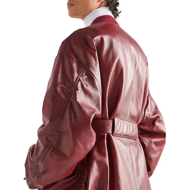 PRADA FW22 Jackets Coats Men's Gemstone Red-2