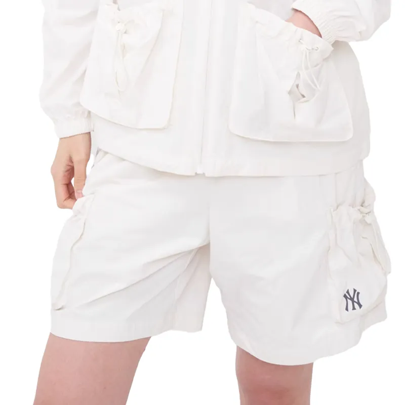 MLB Basic New York YankeesGofcore Cargo Shorts Unisex Ivory-3