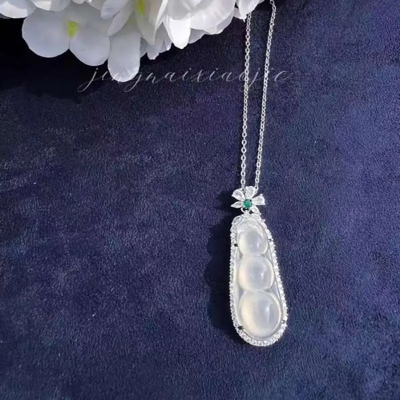JUNWEN Chalcedony Necklaces Women's-3