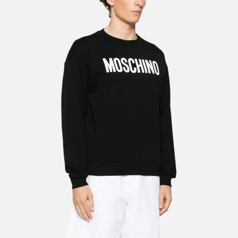 MOSCHINO Logo-Printed Crewneck Sweatshirt-1