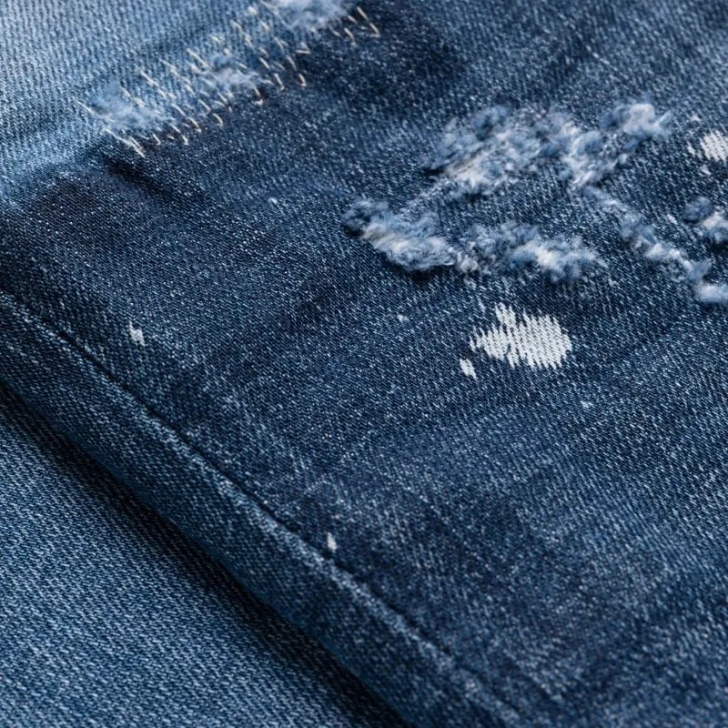 DSQUARED 2 Distressed Washed Skater Jeans-6